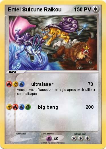 Pokemon Entei Suicune Raikou 