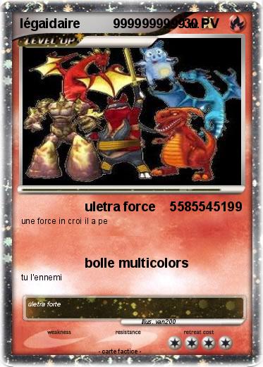 Pokemon légaidaire         9999999999