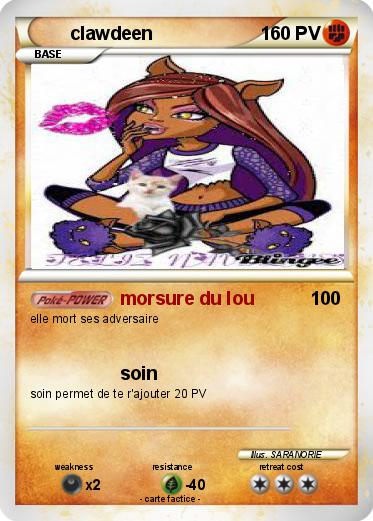 Pokemon clawdeen