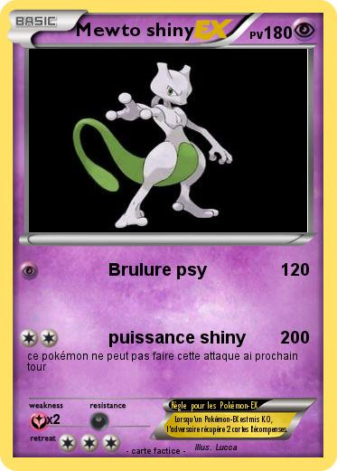 Pokemon Mewto shiny