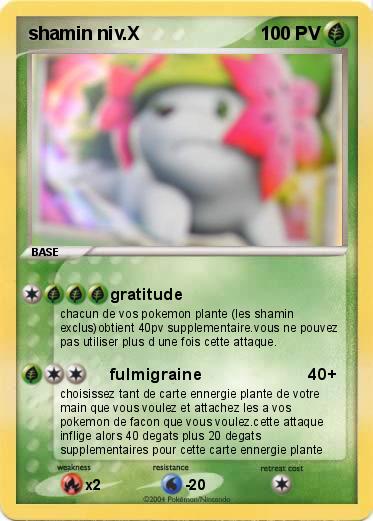 Pokemon shamin niv.X
