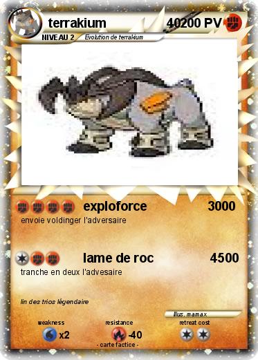 Pokemon terrakium                 40