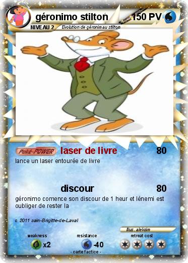 Pokemon géronimo stilton