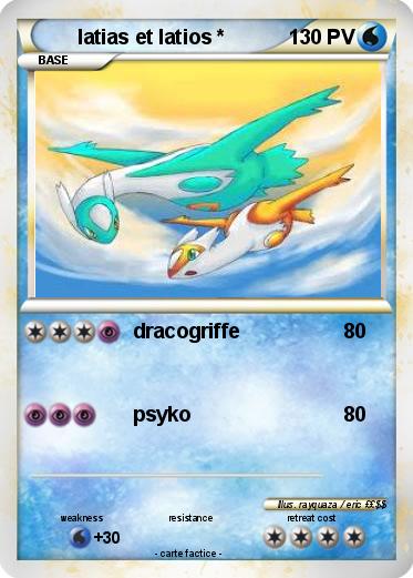 Pokemon latias et latios *