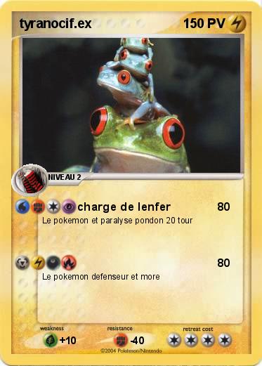 Pokemon tyranocif.ex