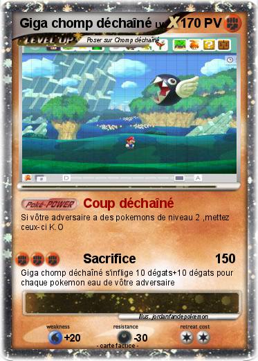 Pokemon Giga chomp déchaîné