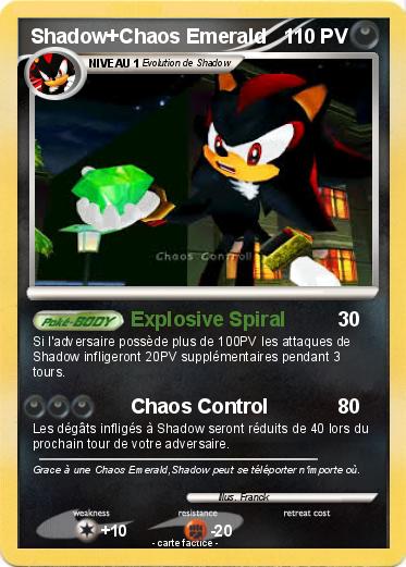 Pokemon Shadow+Chaos Emerald