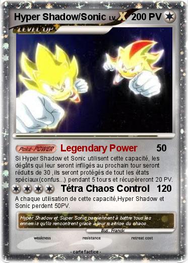 Pokemon Hyper Shadow/Sonic