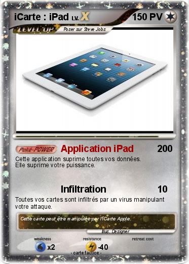 Pokemon iCarte : iPad