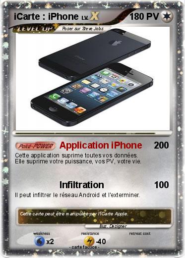 Pokemon iCarte : iPhone