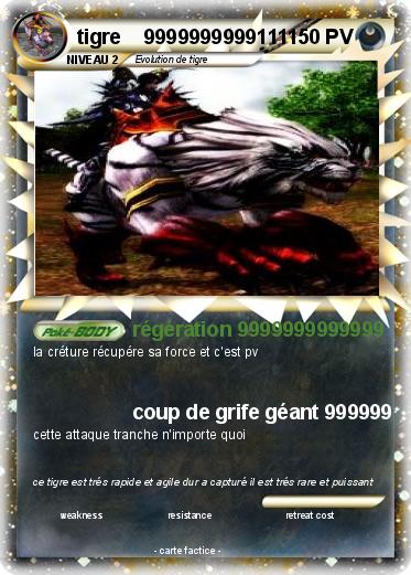 Pokemon tigre    9999999999111