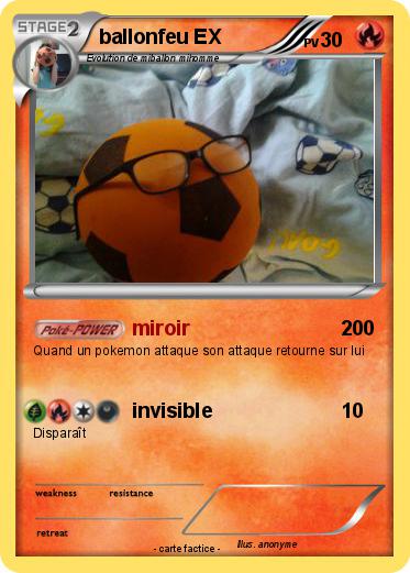 Pokemon ballonfeu EX