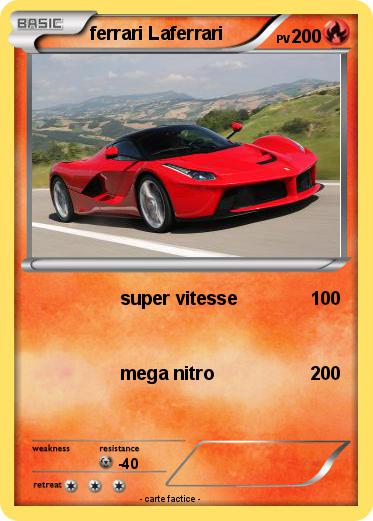 Pokemon ferrari Laferrari