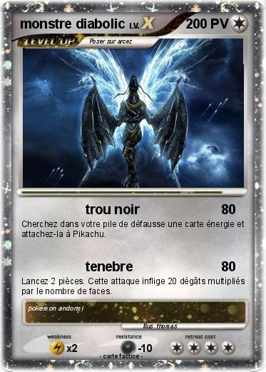 Pokemon monstre diabolic