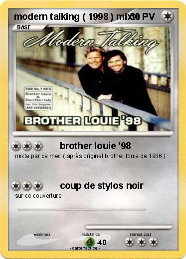 Pokemon modern talking ( 1998 ) mixte