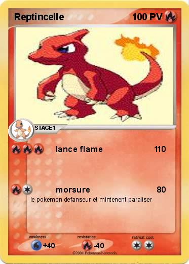 Pokemon Reptincelle