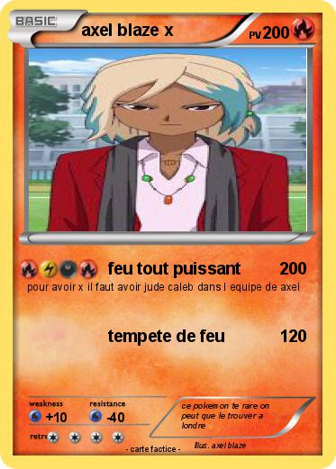 Pokemon axel blaze x