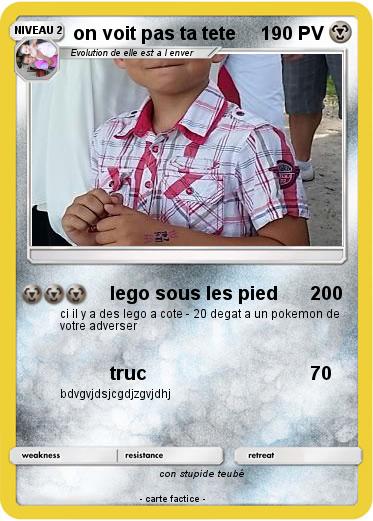 Pokemon on voit pas ta tete