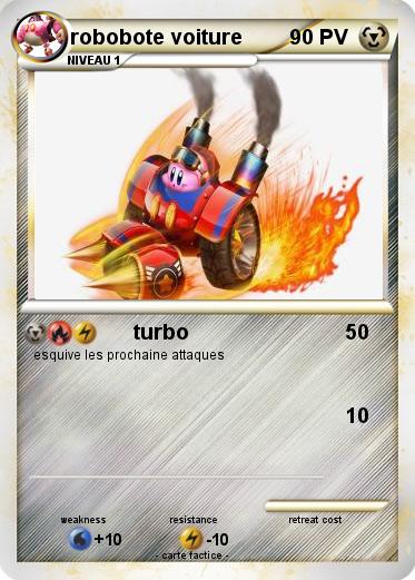 Pokemon robobote voiture