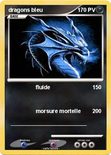 Pokemon dragons bleu