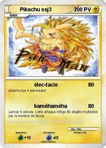 Pokemon Pikachu ssj3