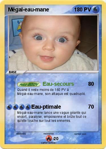 Pokemon Mégal-eau-mane