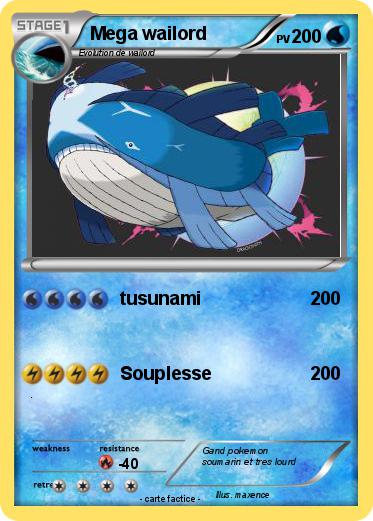 Pokemon Mega wailord
