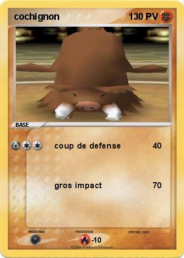 Pokemon cochignon
