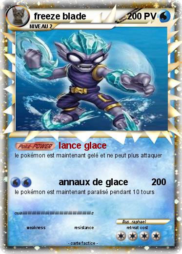 Pokemon freeze blade