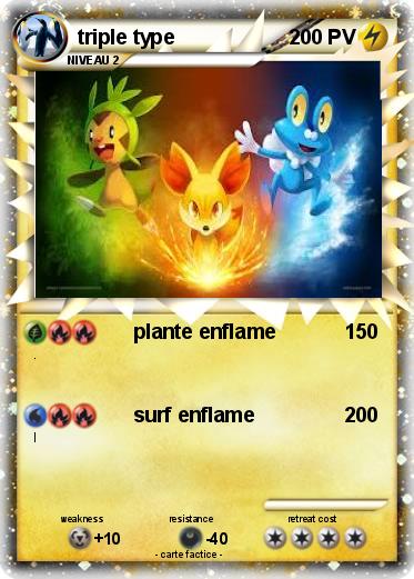 Pokemon triple type