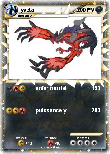 Pokemon yvetal