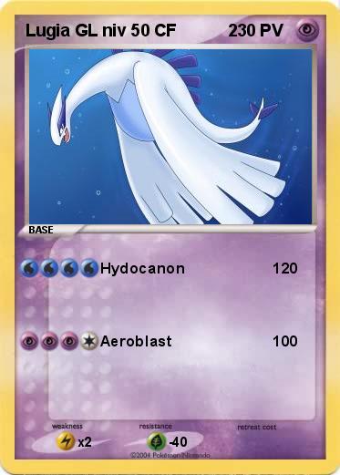 Pokemon Lugia GL niv 50 CF           2