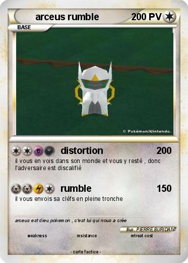 Pokemon arceus rumble