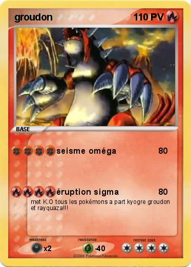 Pokemon groudon