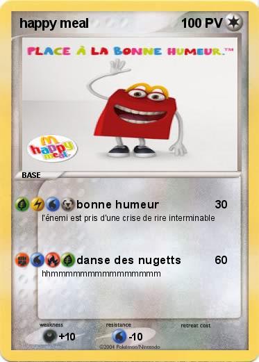 Pokemon happy meal