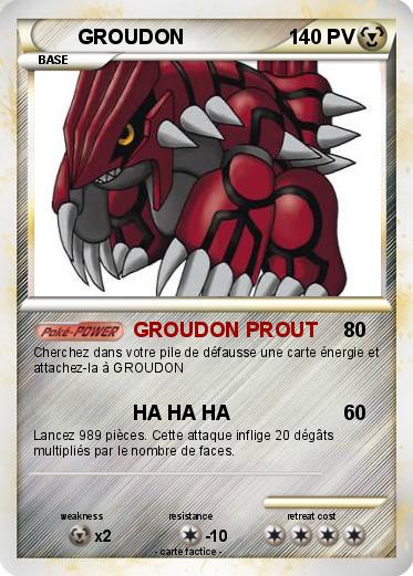 Pokemon GROUDON