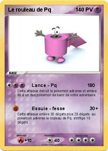 Pokemon Le rouleau de Pq