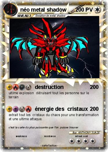 Pokemon néo metal shadow