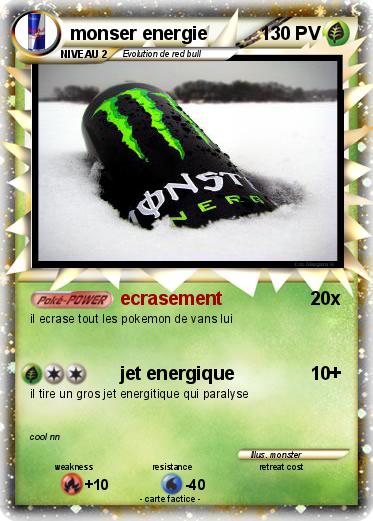 Pokemon monser energie