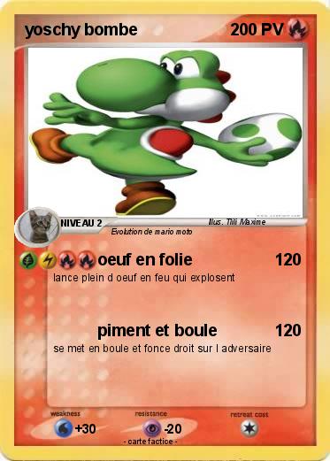 Pokemon yoschy bombe