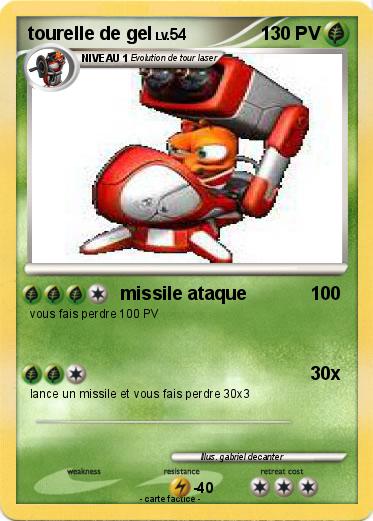 Pokemon tourelle de gel