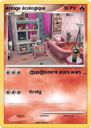 Pokemon vintage écologique