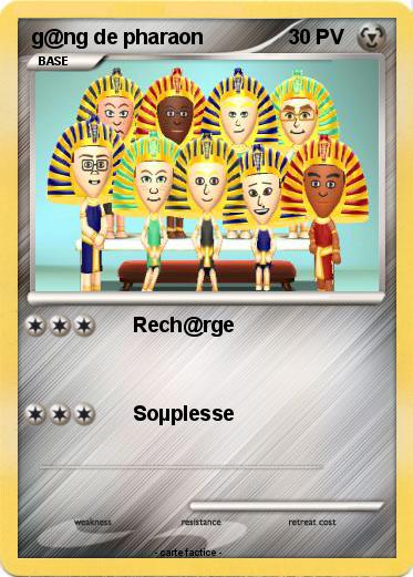 Pokemon g@ng de pharaon