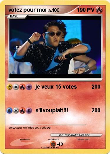 Pokemon votez pour moi