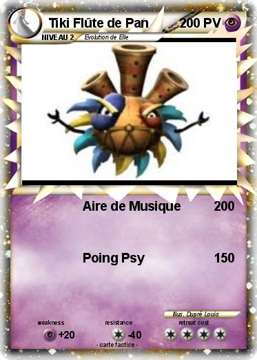 Pokemon Tiki Flûte de Pan