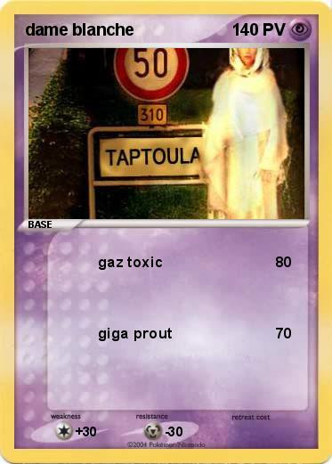 Pokemon dame blanche