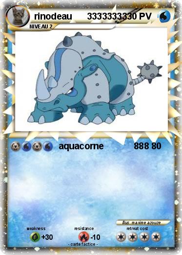 Pokemon rinodeau      333333333
