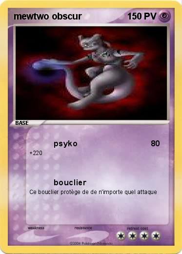 Pokemon mewtwo obscur
