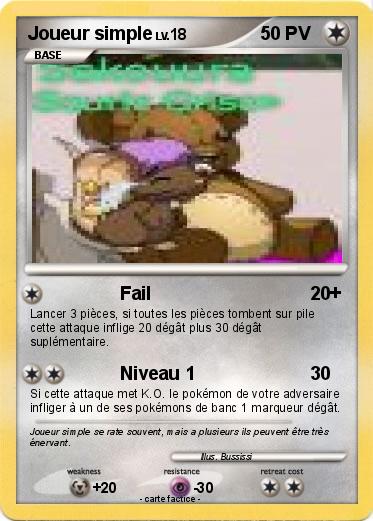 Pokemon Joueur simple