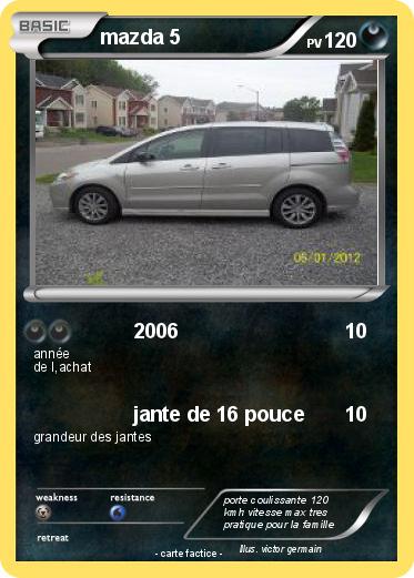 Pokemon mazda 5
